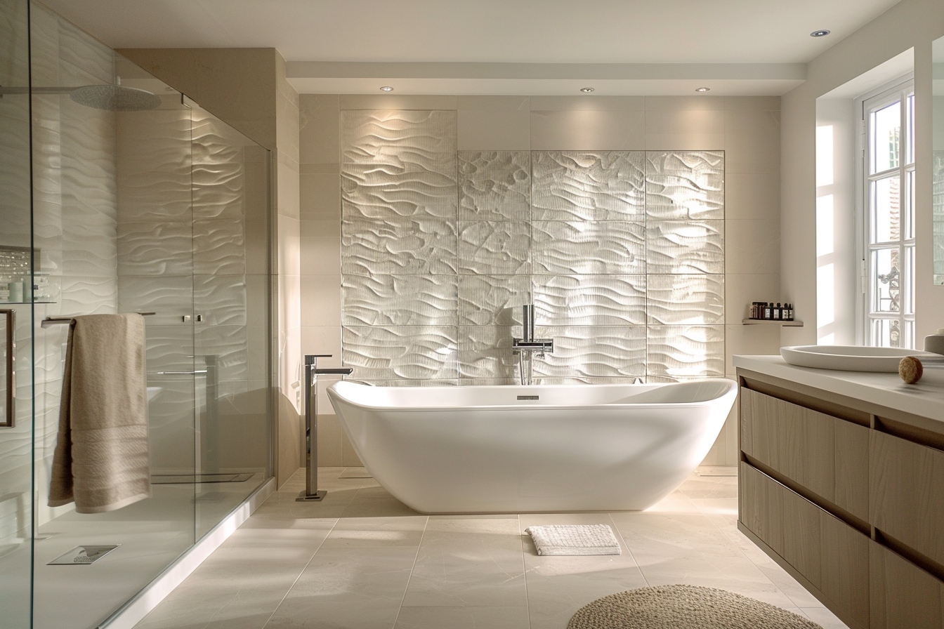 Salle de bain moderne rénovée à Asnières-sur-Seine prête pour un déménagement